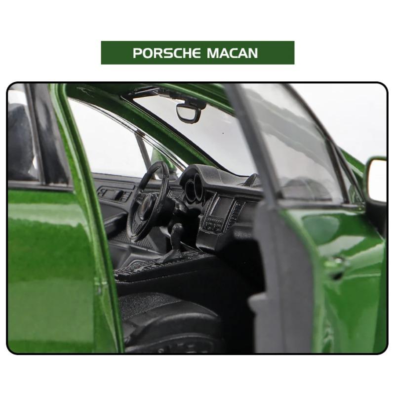 Welly 1/24 Porsche Macan Turbo SUV Alloy Car Diecasts & Toy Vehicles Car Model Miniature Scale Model Car Toy for Children