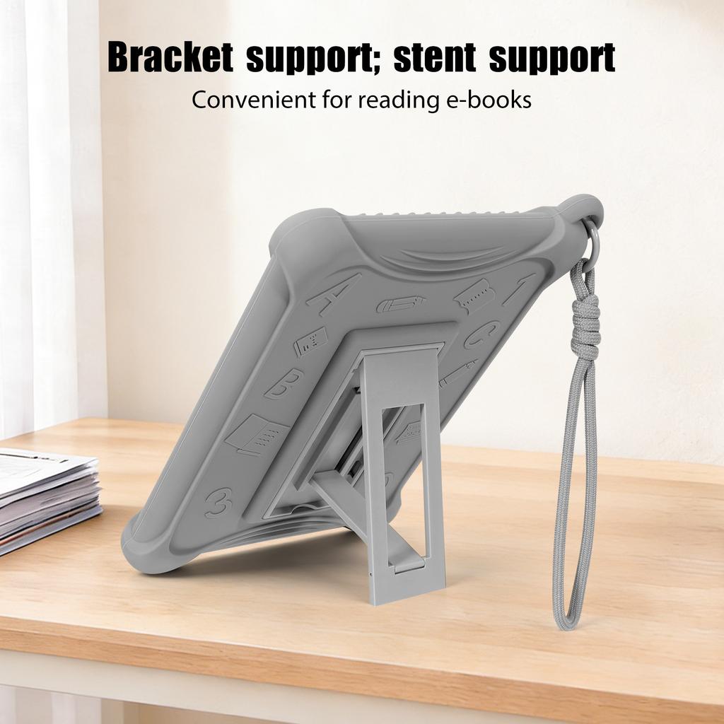 Silicone Protective Case For 7-inch Kindle Paperwhite (12th Generation - 2024 Edition)/SA569P/SA568B - Stand