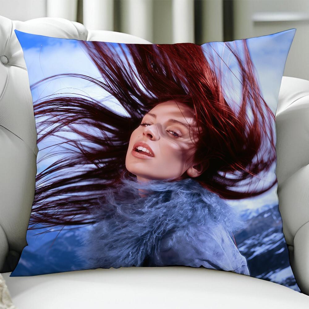 Singer RRose Gray Louder Please Birthday Anniversary Gifts Double Sided Printed Zipper Cushion Cover Soft Skin Bedding