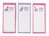 Pack of 3 Magnetic Fridge To-Do List Notepads- Magnetic Memo Pads For Refrigerator- (50 Sheets