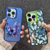 Butterfly Patterned Anti-drop Phone Case For Samsung S24 S23 A55 Xiaomi Redmi 13C Poco C65 iPhone Huawei Honor 90 Shockproof Protective Bumper Cover