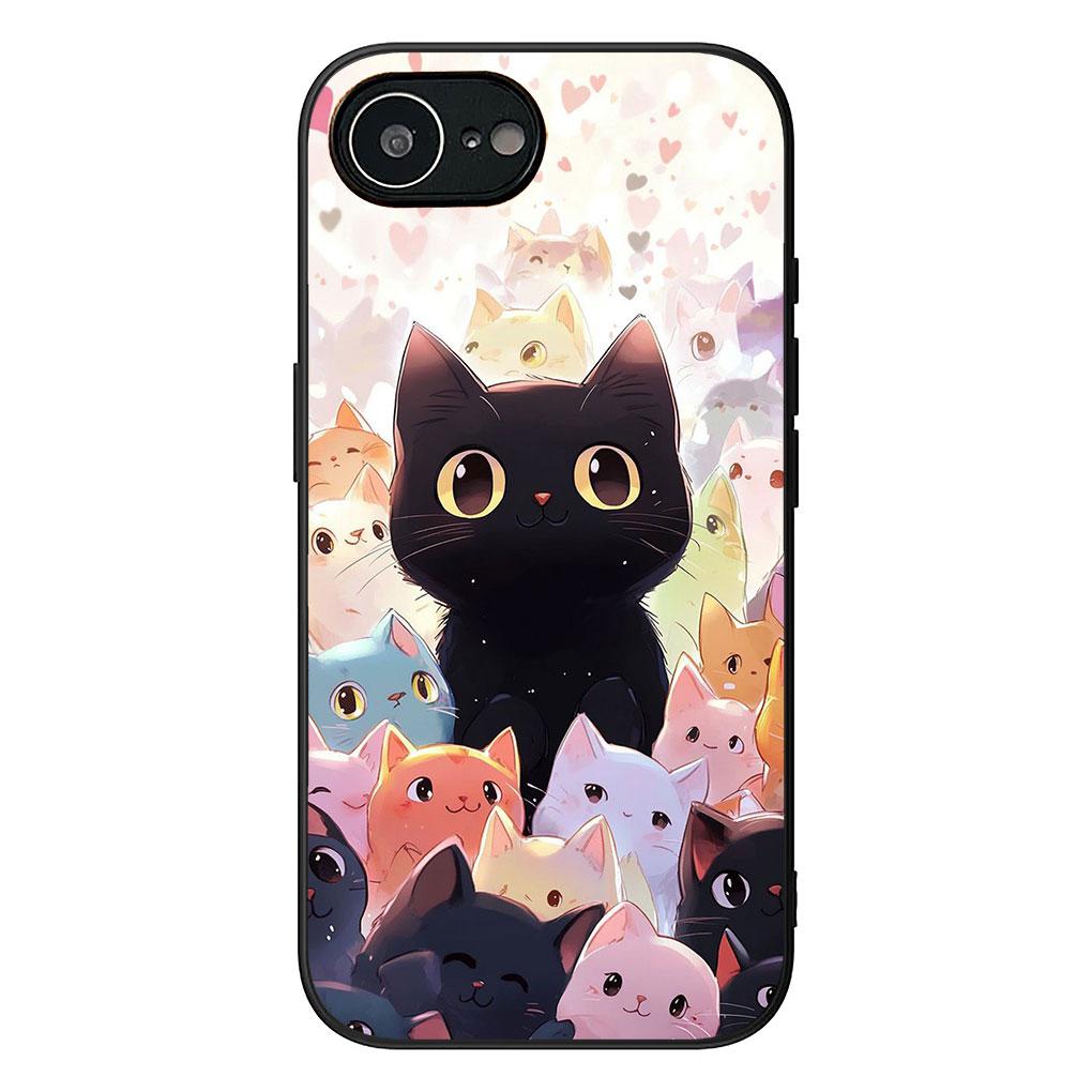 Kitten Cat Meow Anime Phone Cover for Motorola Moto Edge 50 30 Fusion 40 NEO Ultra Pro E14 G20 E15 G35 G84 G13 G53 Soft Case