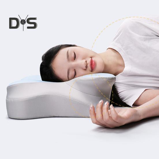Подушка с эффектом памяти, медленный отскок, эластичная, облегчающая боль в шее, охлаждающая технология, подушка для сна, высокая плотность, поддержка, дышащая, моющаяся, боковая часть спинки