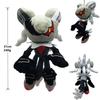 Shadow Hedgehog Plush Toy Soft Stuffed Animal Cartoon Doll Anime Figure Gift For Kids