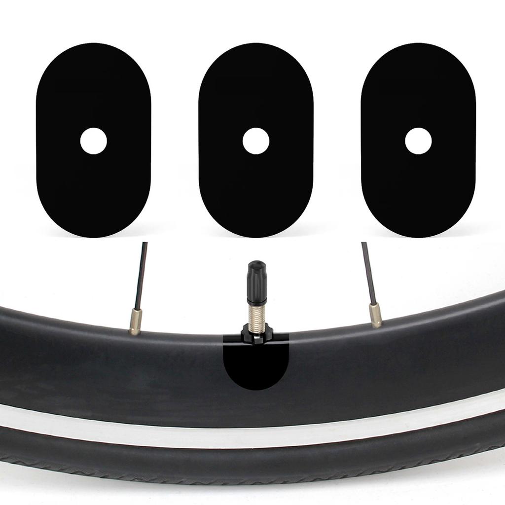2/5pairs Mountain Bike Tire Valve Sticker Rim Protection Pad Bicycles Tire Air Nozzle Protective Stickers Enduring