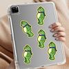 1/5/10/20/50/100Pcs Resist Frog Sticker Waterproof PVC Frog Meme Sticker Cell Phone Laptop Computer Helmet