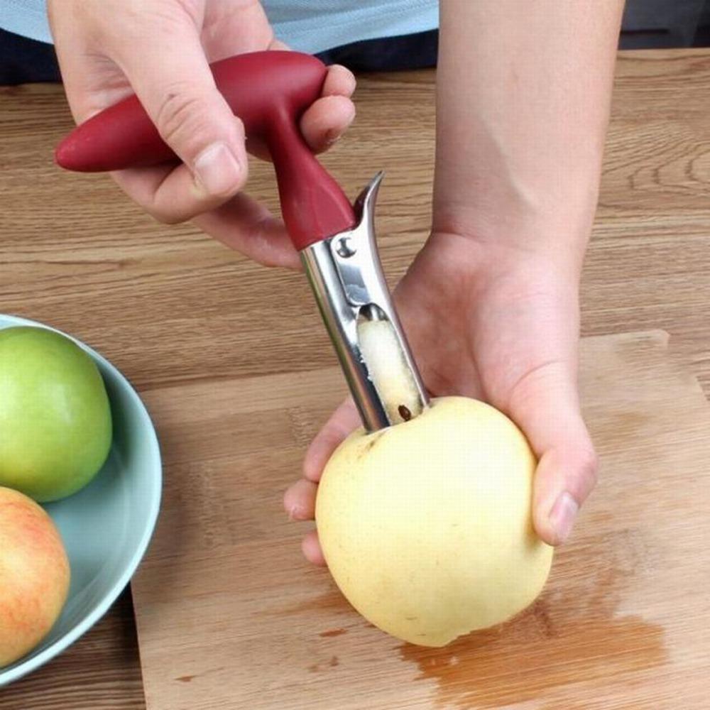 New Kitchen Tools Stainless Steel Fruit Slicer Core Removed Knife Corers Apple Core Cutter
