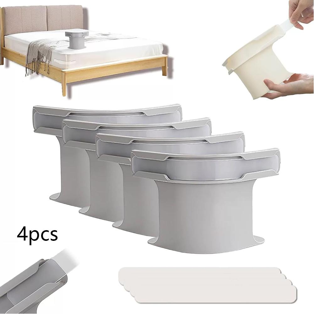 4pcs Lock Sheet Holders Heavy Duty Bed Sheet Holder Fit All Mattress Size, Grey
