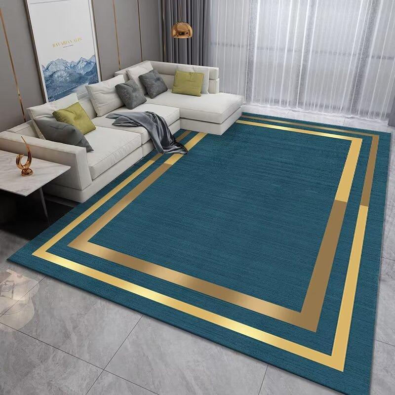 Геометрия Украшение гостиной Ковер Геометрия Темный узор Диван Коврик для чайного столика Спальня