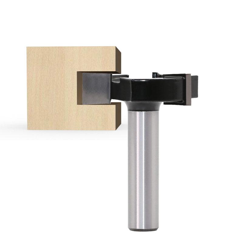 Фрезы для обработки поверхности спойлера, 1/2 дюйма, хвостовик 12 мм, диаметр резки 2 дюйма, фреза для выравнивания плиты, строгальная фреза для дерева