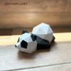 ORIGAMIPLANET 3D Оригами Бумажный Конструктор Панда Fun DIY 3D Модель Панды из Бумаги для Подростков Легкая Ручная Работа Фигурка Животного Скульптура Подарочный Набор для