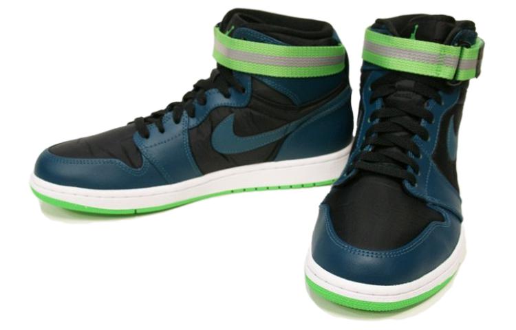 Jordan 1 Высокий ремешок Черный Бирюзовый 342132-013