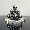 Simple Modern Acrylic Metal Ball Crystal Geometric Triangle Ornaments Model Room Study Room Sales Office Accessories