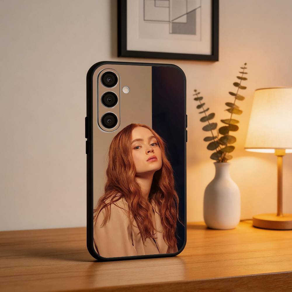 S-Sadie sink Phone Case For Samsung A73,A21s,A22,A31,A32,A52,A53,A71,A80,Soft Black Shell