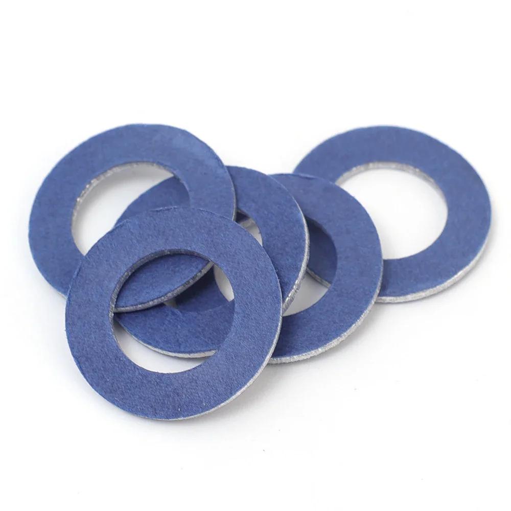 Прокладка винта слива масла автомобиля 90430-12031 алюминиевая прокладка поддона двигателя для Toyota 12 мм отверстие гайка шайба автозаменяемые детали