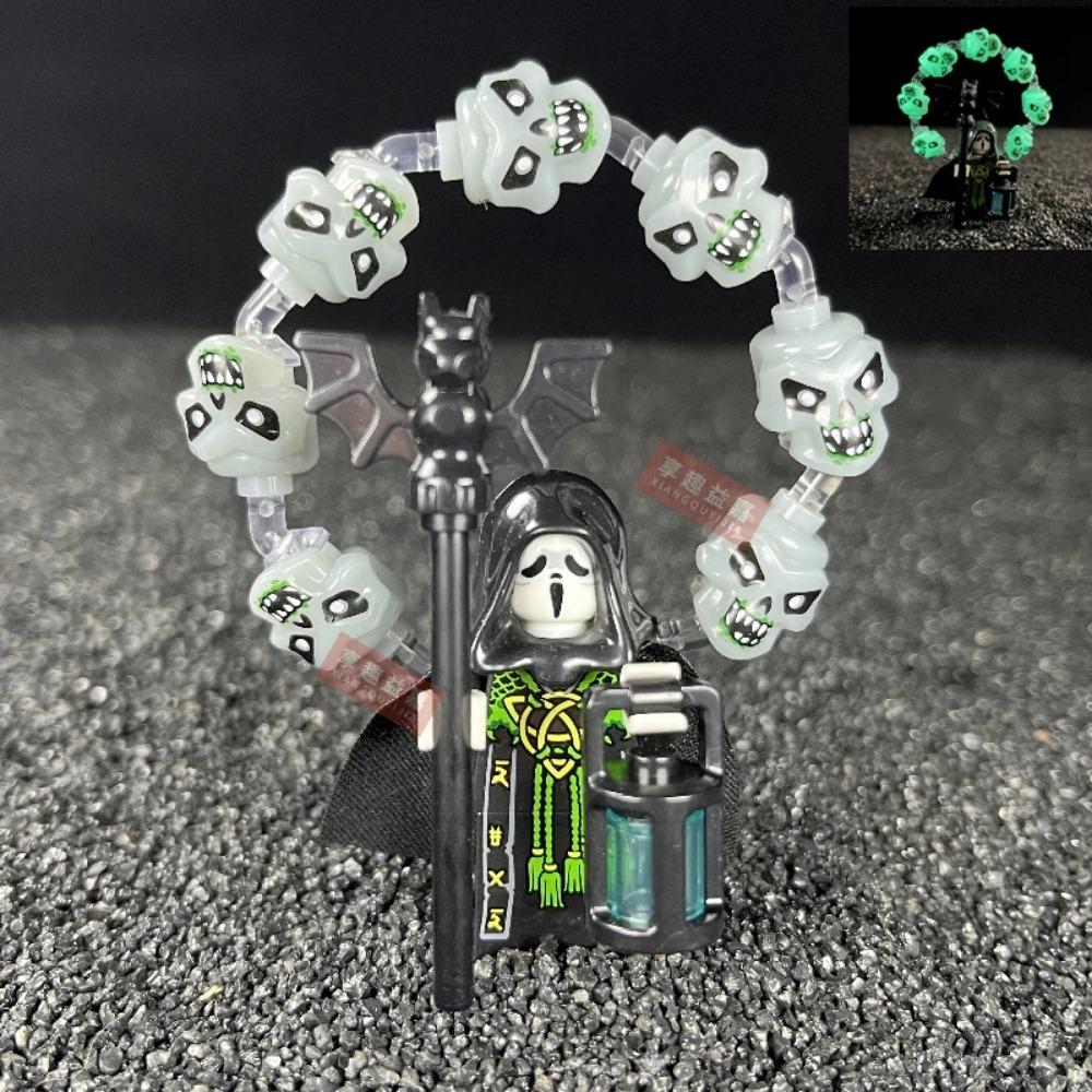 New Halloween Horror Movie Skeleton Hero Building Blocks Model Bricks Mini Action Toy Figures Toy Gift for Children