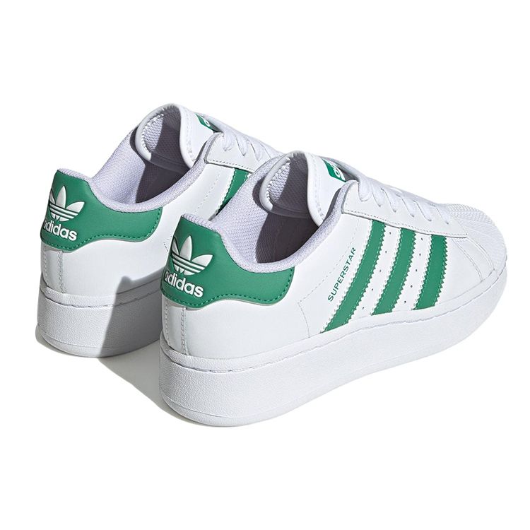 Adidas Superstar XLG White Semi Court Green Women Sneakers Cloud-White IF3002