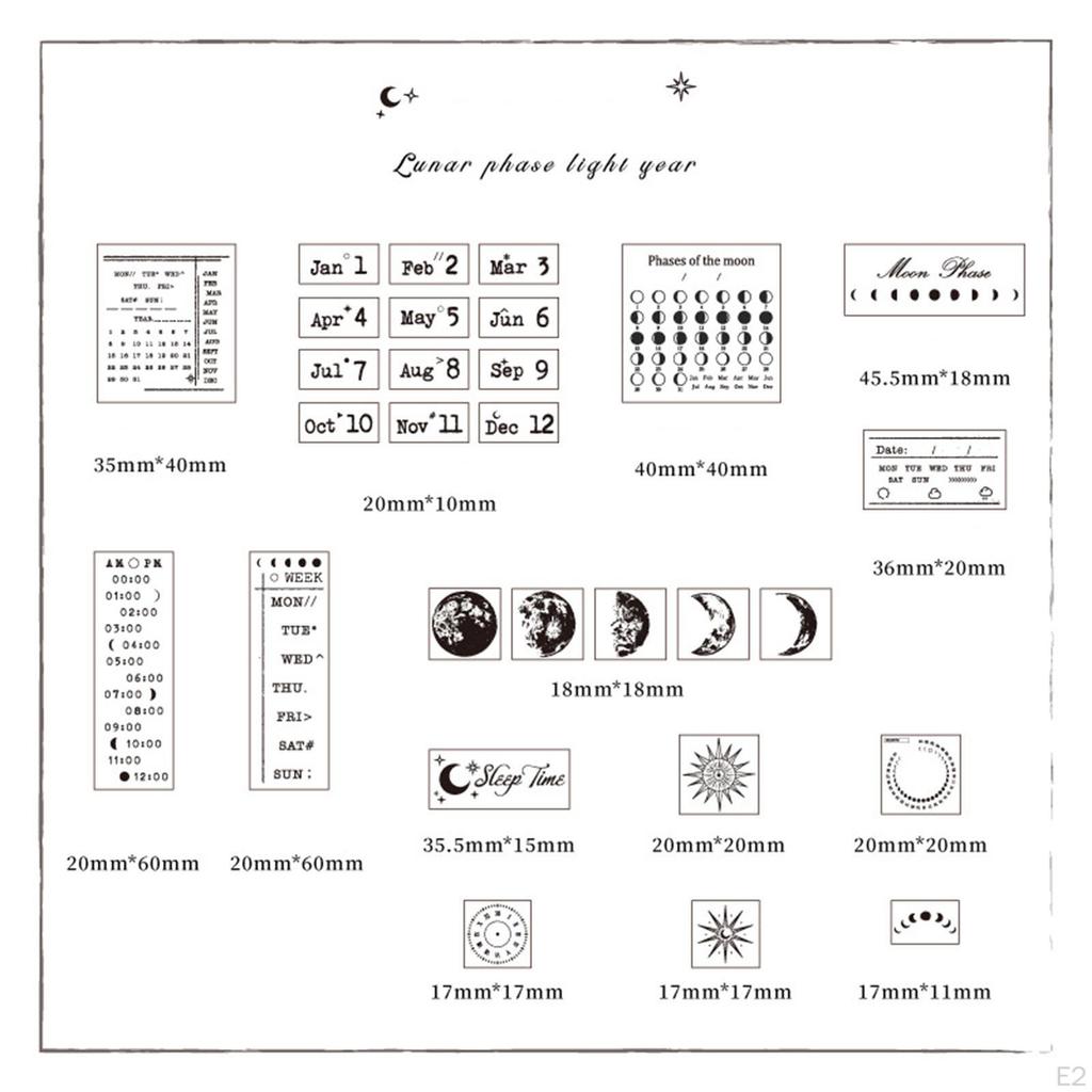 29x Деревянные резиновые штампы DIY Поделки Легкие аксессуары Разные размеры Декоративные наклеенные