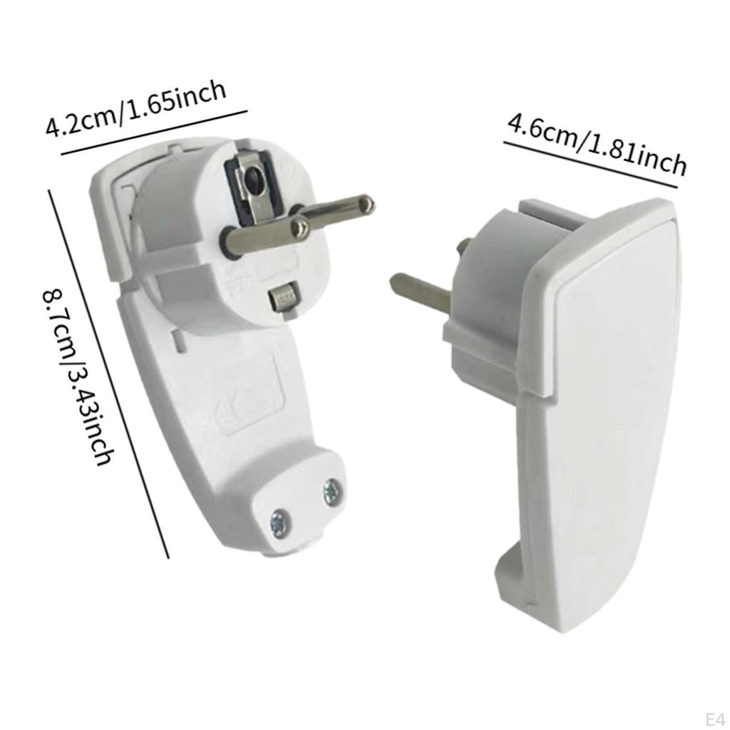 Переподключаемая вилка питания Франция Германия ЕС Электрический разъем