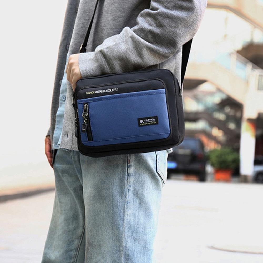 Водонепроницаемая мужская деловая сумка Большой вместимости Холщовая сумка через плечо Мужская сумка через плечо Сумка