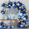 Navy Blue Balloon Garland Kit - 127 Pieces - Party Decoration - Baby
