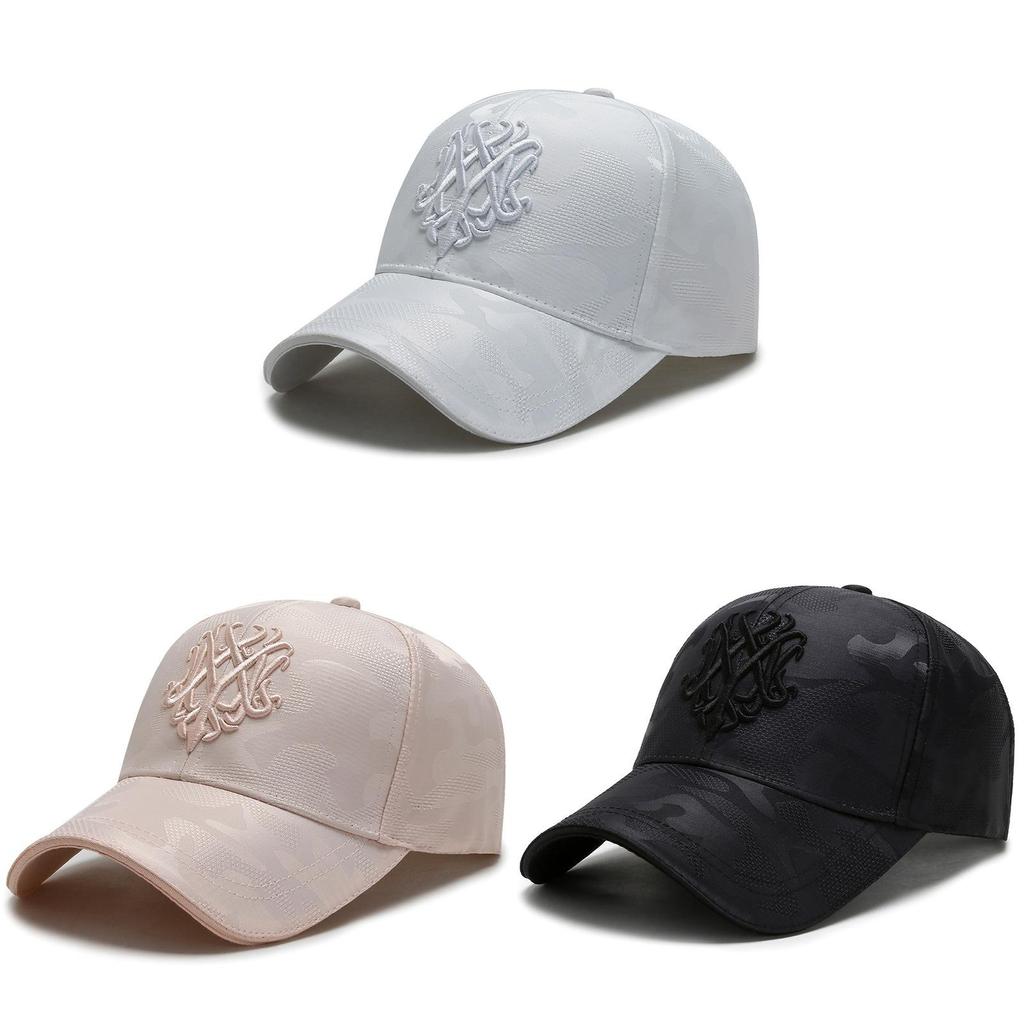 Polyester Embroidered Camouflage Baseball Cap With Sun Protection For Women And Men