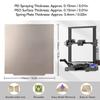 3D-принтер PEO PEI Печатная платформа Подходит для CREALITY CR10 CR10S 310 X 310MM Магнитная 3D-принтер Печатный стол