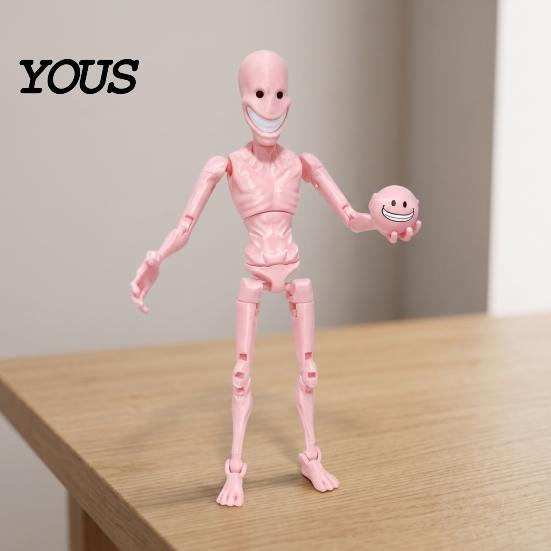 Articulated Horror Toys Figure, 3D Printed Posable Desktop Figurine, Movable Joint Figurines Theme Multi-Jointed Action Figures for Collectors,