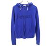 KITSUNE Made In Japan Long Sleeve Sweat Zip Hoodie S Blue Purple TEE Men's Used