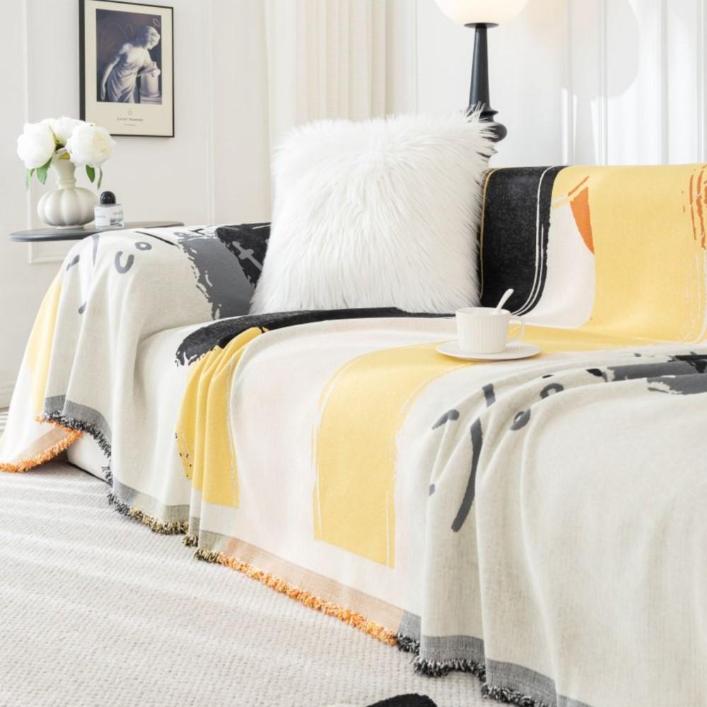 Красочный чехол для дивана с принтом граффити, одеяло, полный чехол для дивана, универсальное полотенце для дивана, домашний декор, декор для гостиной