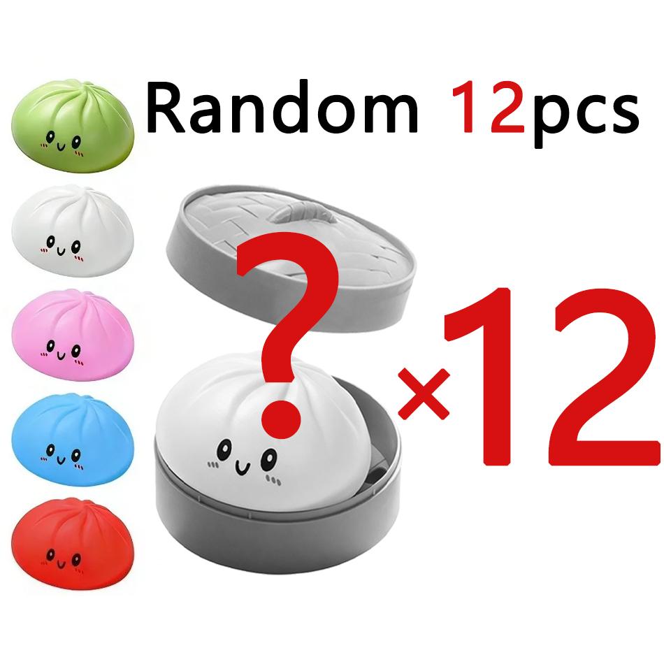 Toys Colorful Dumpling Squishes Stress Balls Reusable Low Rebound Decompression Dough Ball Unique Home Decor Gifts