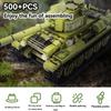 Main Battle Tank Building Block Splicing Model Ornaments Children's Educational Toys