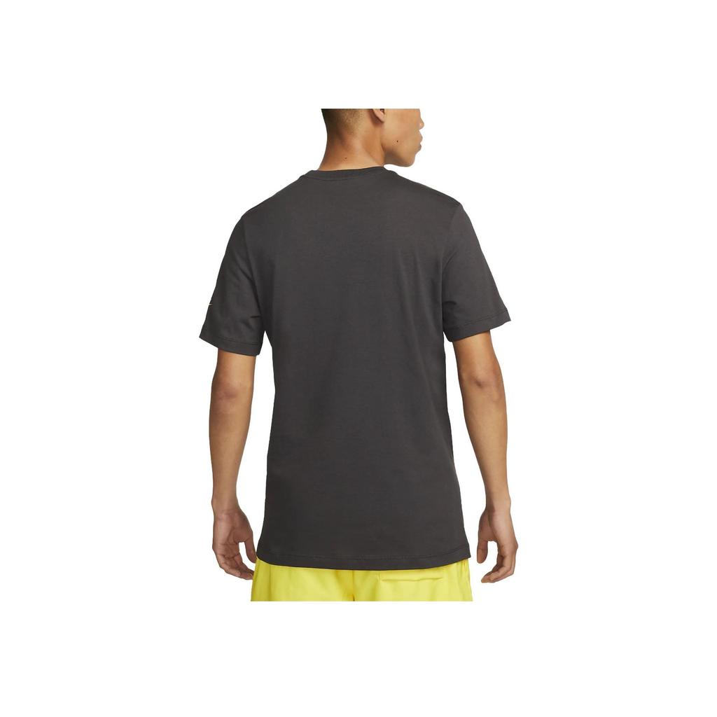 Nike Футболка с коротким рукавом и круглым вырезом с мультяшным принтом, мужские топы, черная FD1336-060