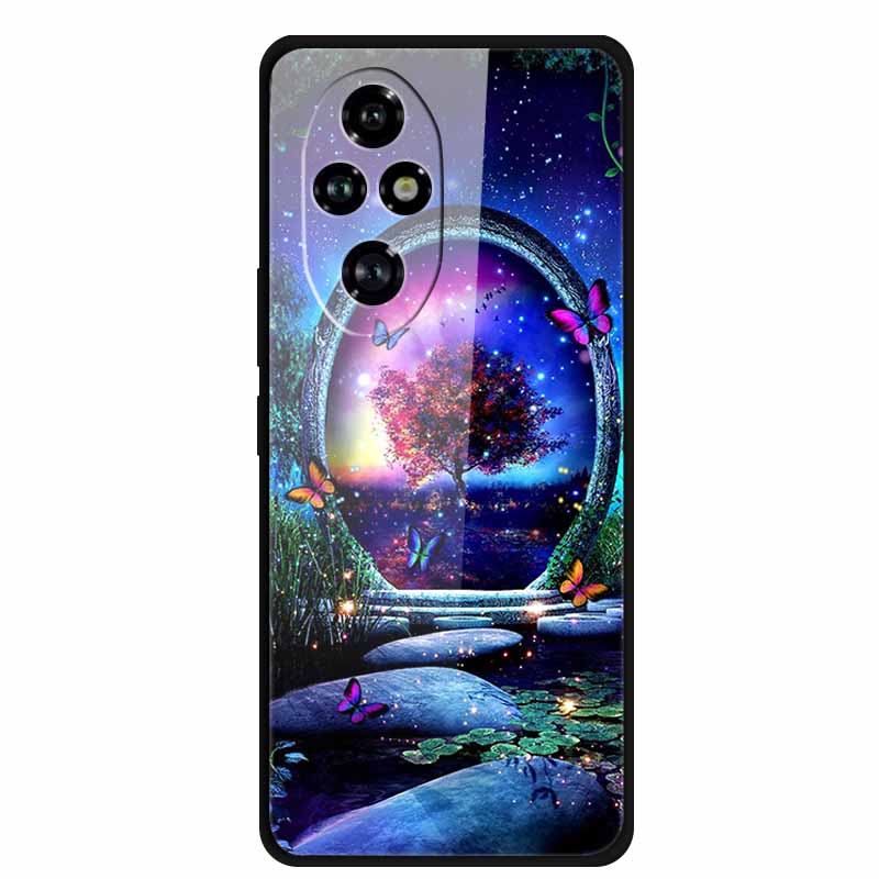 Tempered Glass Case For Honor 200 Pro Case Hard Phone Back Cover Soft Bumper For Honor 200 Pro Case Honor200 Pro 200Pro Bag Capa