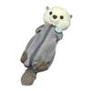 Pencil Pouch Cartoon Sea Otter Shape Pencil Case Large Capacity Zipper Closure