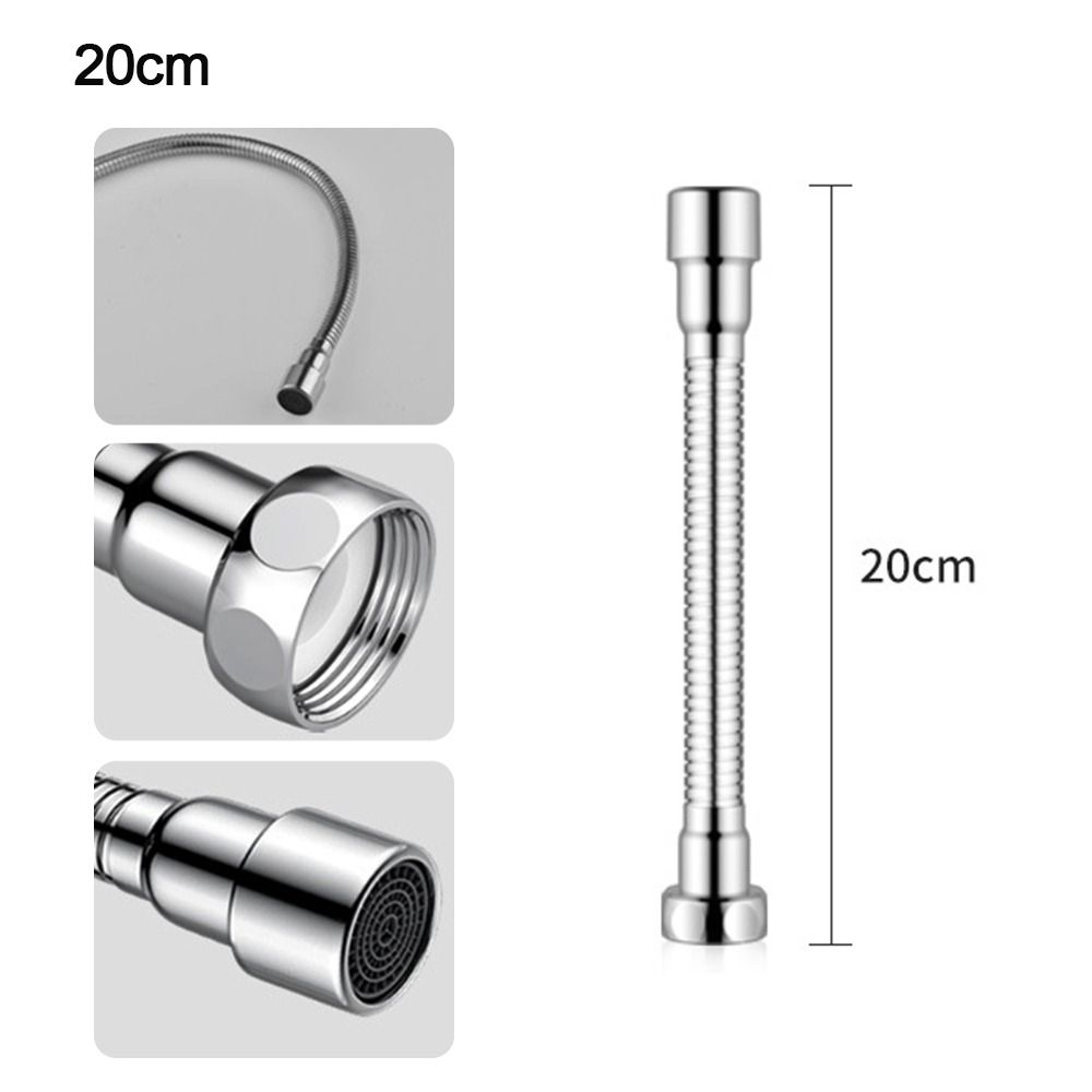 360° Rotating Bendable Portable Faucet Extender Lengthening Tube Faucet Extender Pipe Bathroom Tap