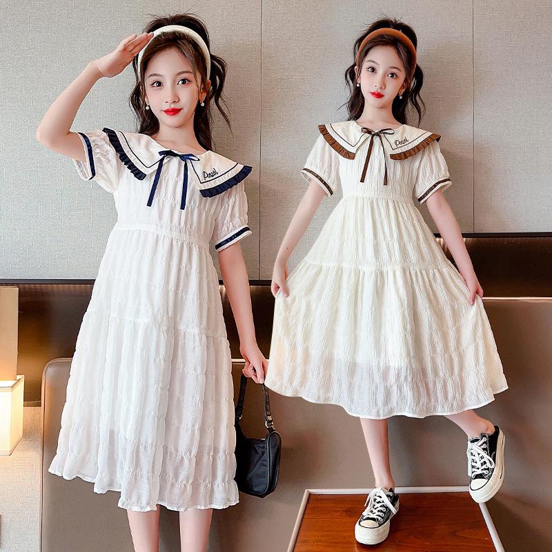 Summer 2025 Girls' Breathable Princess Dress - Trendy and Fashionable Children's Skirt