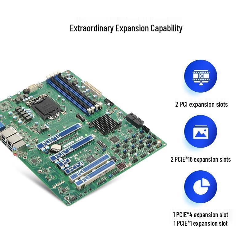 Dongtintech 4U Rackmount Industrial PC with 8th Gen Core i3 and GPU Support (CN version)