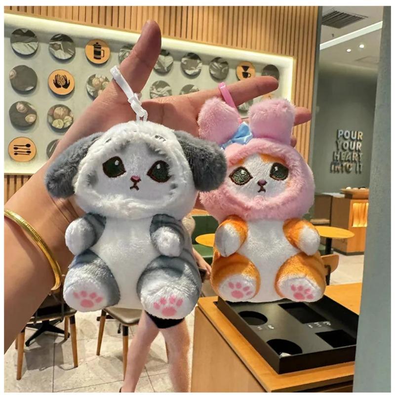 Японский Милый Мультяшный Драг Санио С Милой Куклой Кошкой Плюшевая Игрушка Подвеска для Сумки Девушка Сердце Подарок