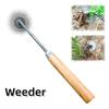 Weeding Artifact Uprooting Garden Weeder Tool Sharp Tines Design High Strength Weeder Garden Tool