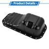 X Autohaux 1Pc No.1210115070 Engine Oil Pan for Toyota Corolla for FWD 1.6L L4 Steel Black