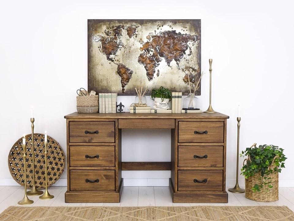 3D metal picture LOFT WORLD MAP 3 120x70