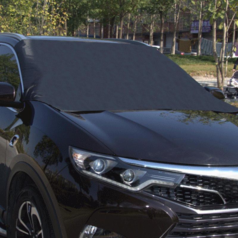 Чехол на лобовое стекло от льда и снега, магнитный протектор лобового стекла автомобиля, многофункциональный чехол на лобовое стекло автомобиля, зимний автомобиль