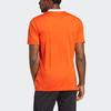 Adidas Футболка Team Icon 23 Vintage Jersey с геометрическим узором и принтом V-образным вырезом с коротким рукавом, мужская футболка, красная IC1251