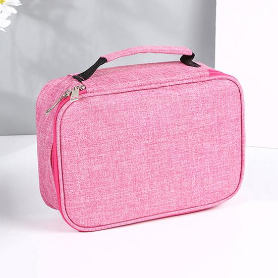 Пенал для эскизных карандашей на 72 отделения, 3-слойный Оксфордский чехол для хранения цветных ручек и художественных принадлежностей, портативный органайзер для канцелярских товаров для студентов, художников