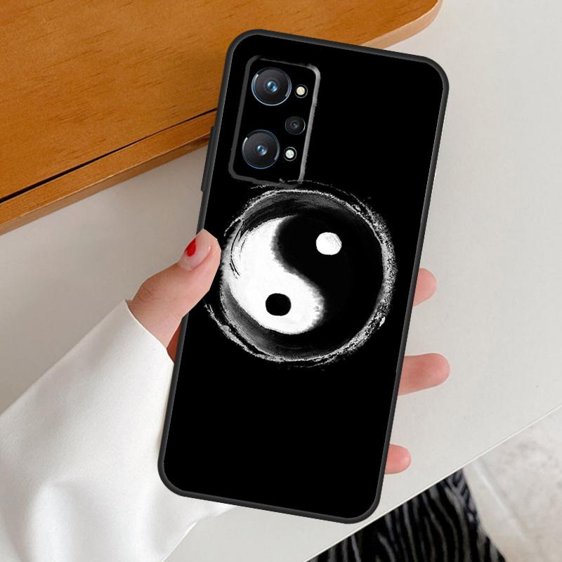 Восемь Триграмм Тайцзи Инь Ян Для Realme C53 C51 C55 C67 C30 C31 C33 C35 C21Y C25s GT5 9 10 11 12 Pro Plus GT Neo 6 Чехол