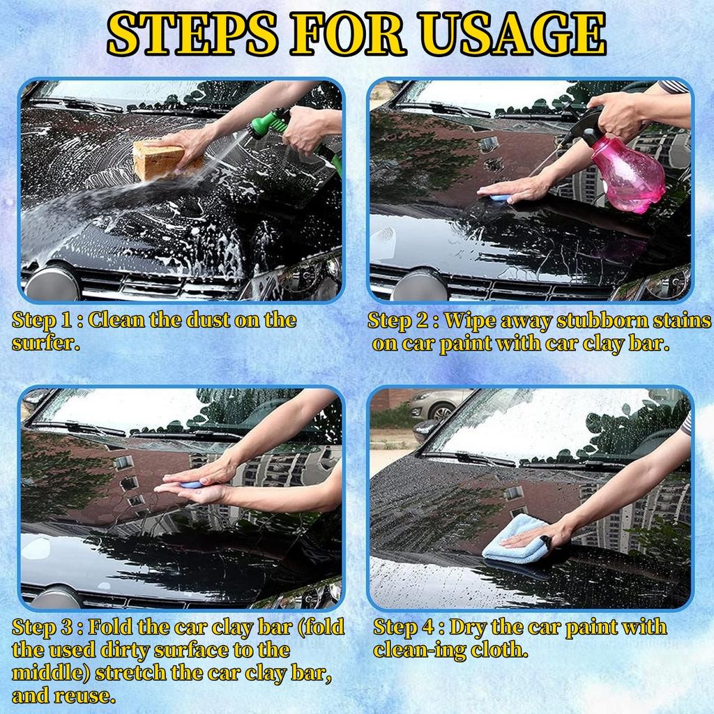 200 г Синий Автомобильный Пластилин Детейлинг Очистка Волшебная Глина Бар Авто Мойка Супер Чистка Уход за Автомобильной Краской Чистящие Средства