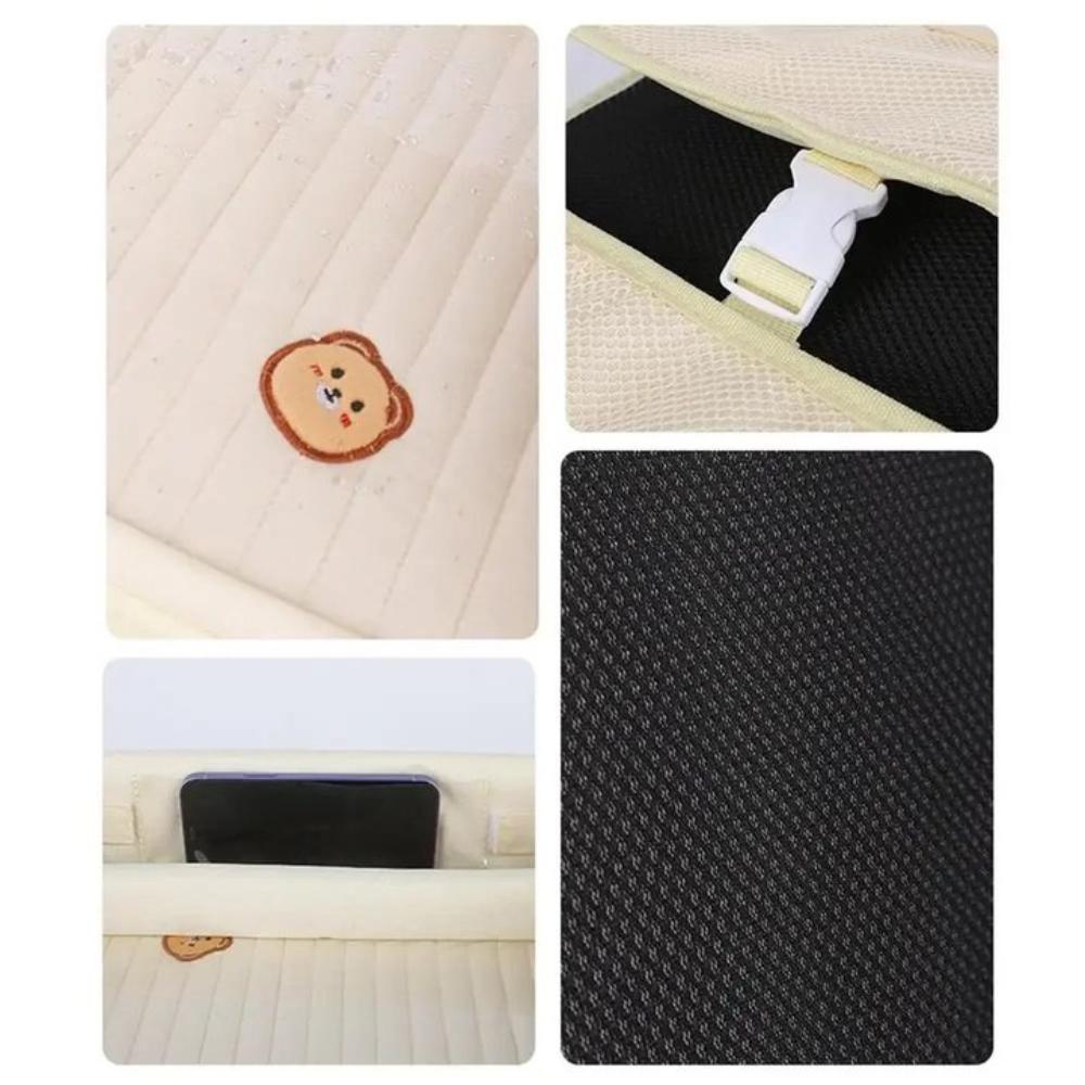 Waterproof Car Table for Dining Drawing Multiple Pockets Safety Seat Accessories Children Aged 2-7