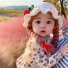 Cute Baby Hat Wig Warm Newborn Braid Wig Cap Fashion Infant Knitted Hat Wig  Photography Props