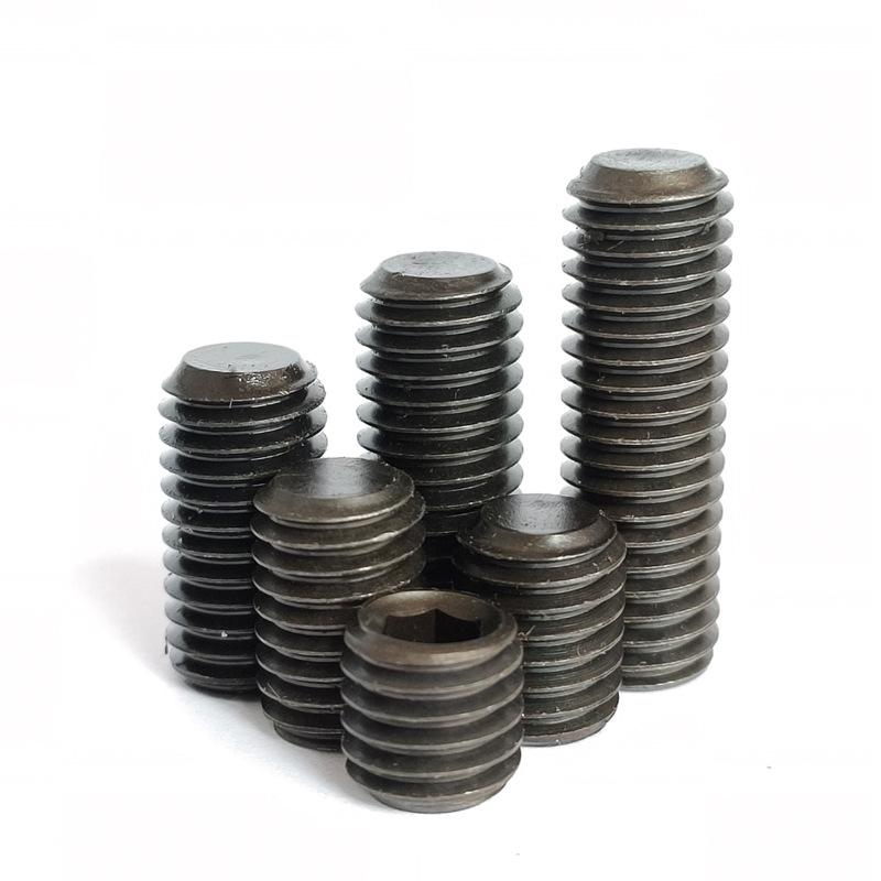 High-Strength Hex Socket Grub Screws: Flat-End, Headless, Sizes M2-M16
